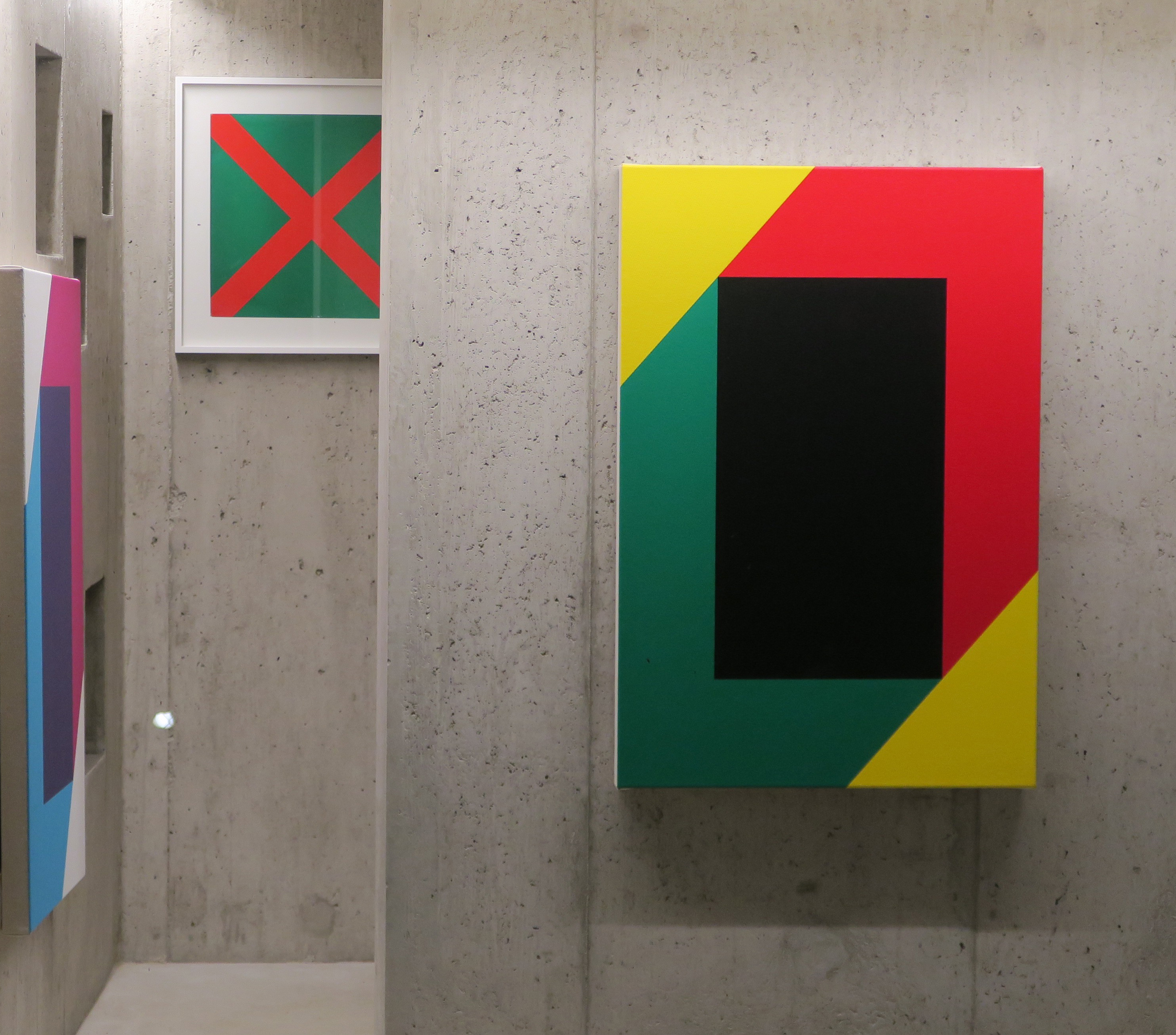 Francis Baudevin, vue de l'exposition Lemme Art Contemporain, Sion, septembre 2019