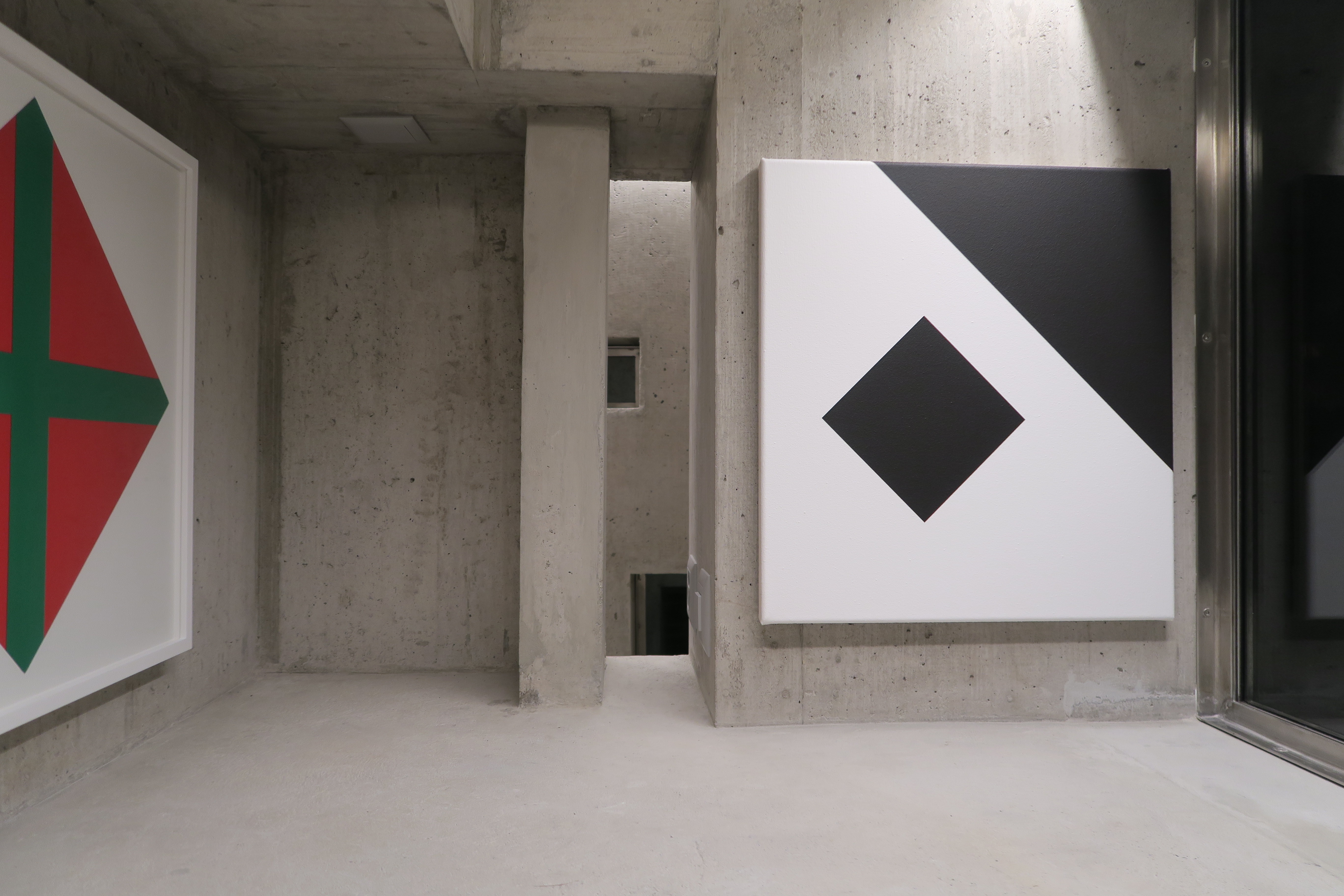 Francis Baudevin, vue de l'exposition Lemme Art Contemporain, Sion, septembre 2019