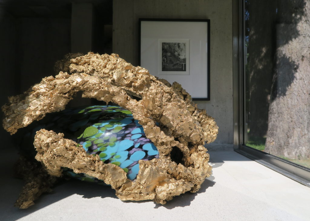Denis Savary, Shunga VII, 2019, verre soufflé, métal, ciment, 31 x 60 x 45 cm
We Are Serious, Group Show, Lemme Art Contemporain, curated by Pierre Vadi