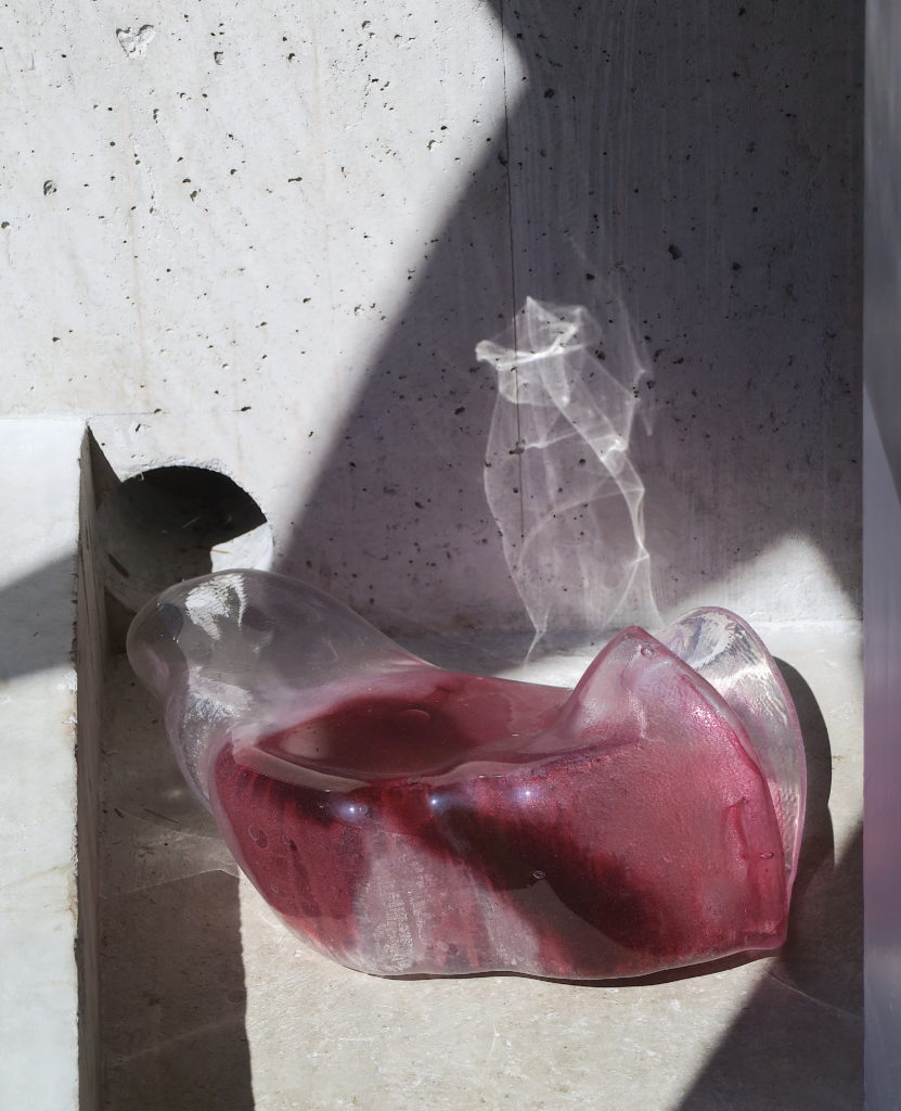 Phantom, Denis Savary, Exposition Lemme Art Contemporain, artist's run space, sculpture by Pierre Vadi, Sion