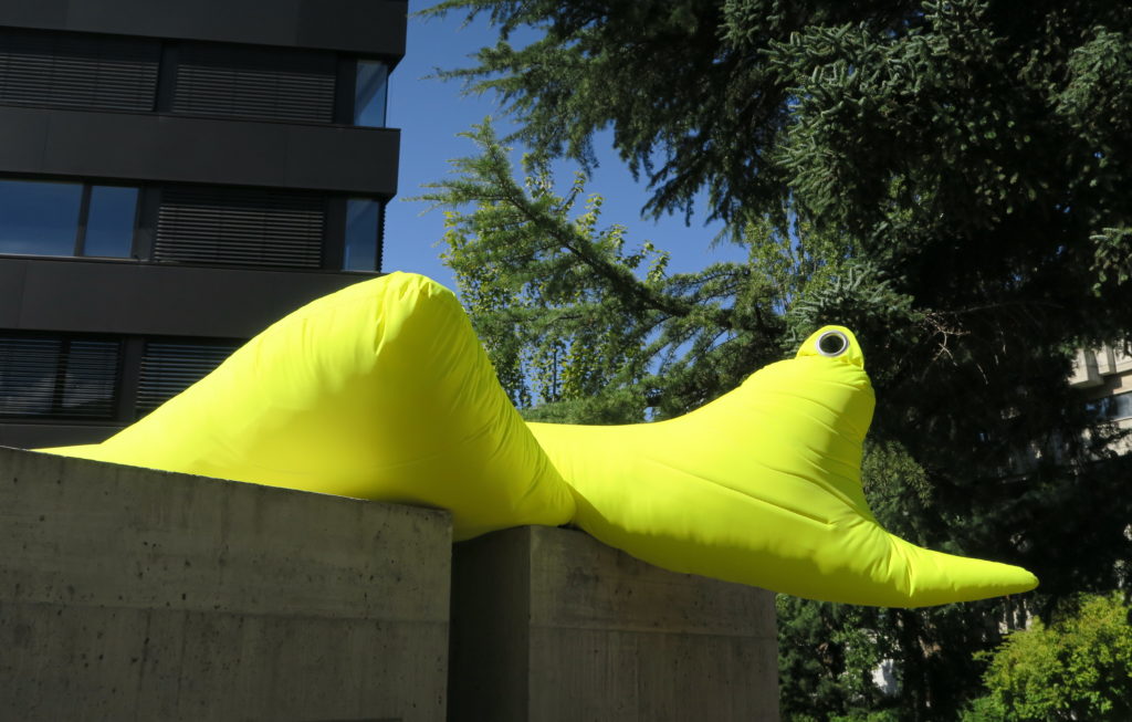 Phantom, Denis Savary, Exposition Lemme Art Contemporain, artist's run space, sculpture by Pierre Vadi, Sion